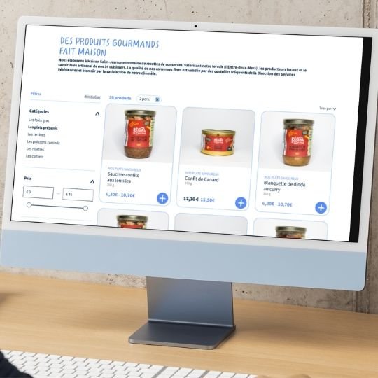 Création de site Internet e-commerce pour un ESAT à Bordeaux.