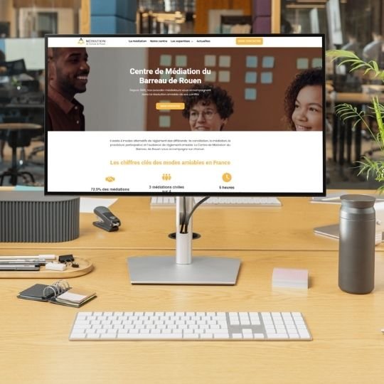 Création de site Internet vitrine pour un cabinet d'avocat.