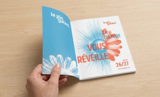 Création des supports de saison culturelle 2026-2027 pour Le Pin Galant