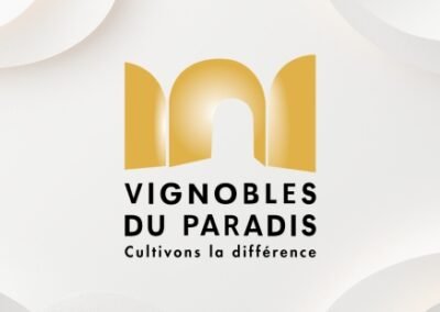 Rebranding et nouvelles étiquettes produits pour les Vignobles du Paradis
