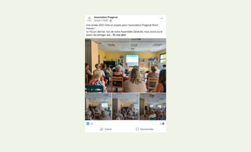 Community Management pour l&rsquo;association Progecat